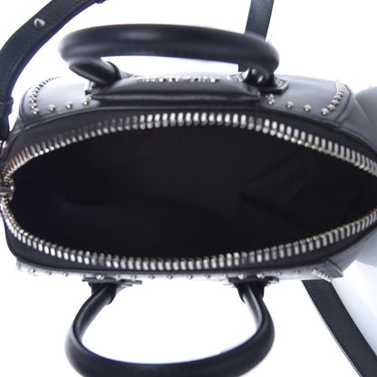 Givenchy Smooth Calfskin Mini Studded Antigona Black 5 of 9