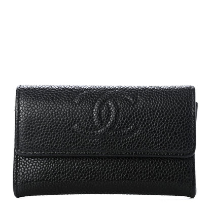 Chanel Caviar Timeless CC Flap Card Holder Black 1 of 5