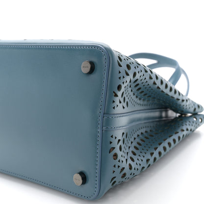 Alaia Calfskin Vienne Mina 25 Bag Bleu Ardoise 10 of 10