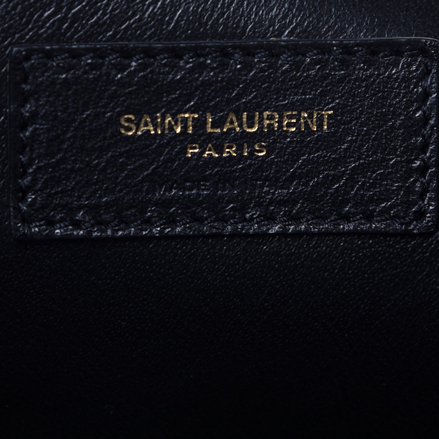 Saint Laurent Suede Chevron Monogram Small Nolita Black 6 of 13