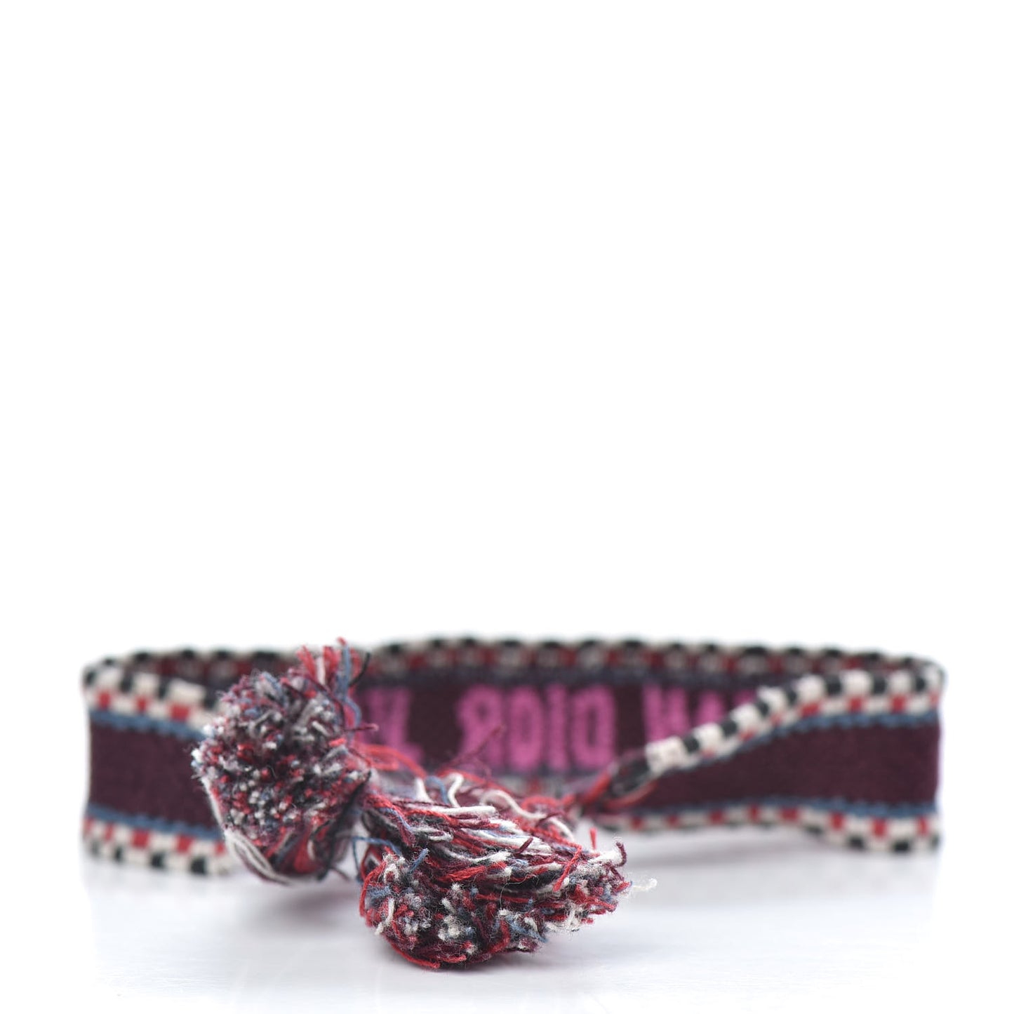 Woven Cotton J'Adior Friendship Bracelet Beige Multicolor