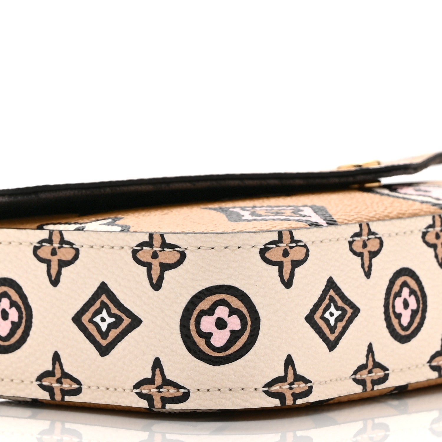 Louis Vuitton Monogram Wild At Heart Felicie Strap & Go Arizona Creme 8 of 9