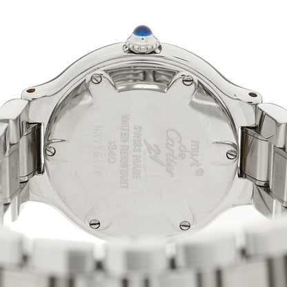 Cartier Stainless Steel 28mm Must De 21 Quartz Watch 4 of 4