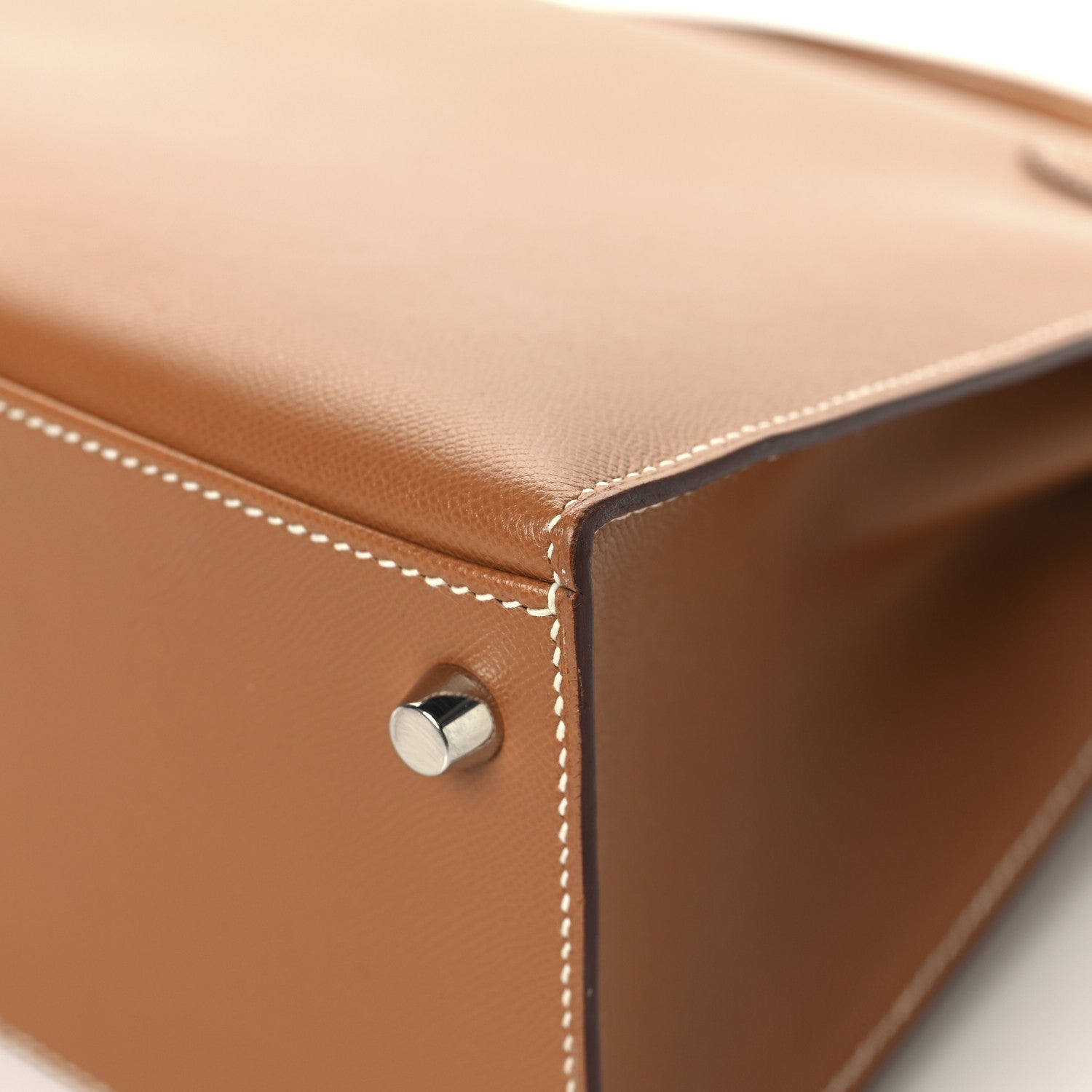 Hermes Madame Calfskin Kelly Sellier 28 Gold 12 of 15