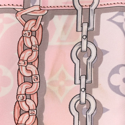 Louis Vuitton Silk Monogram Confidential Bandeau Light Pink 7 of 8