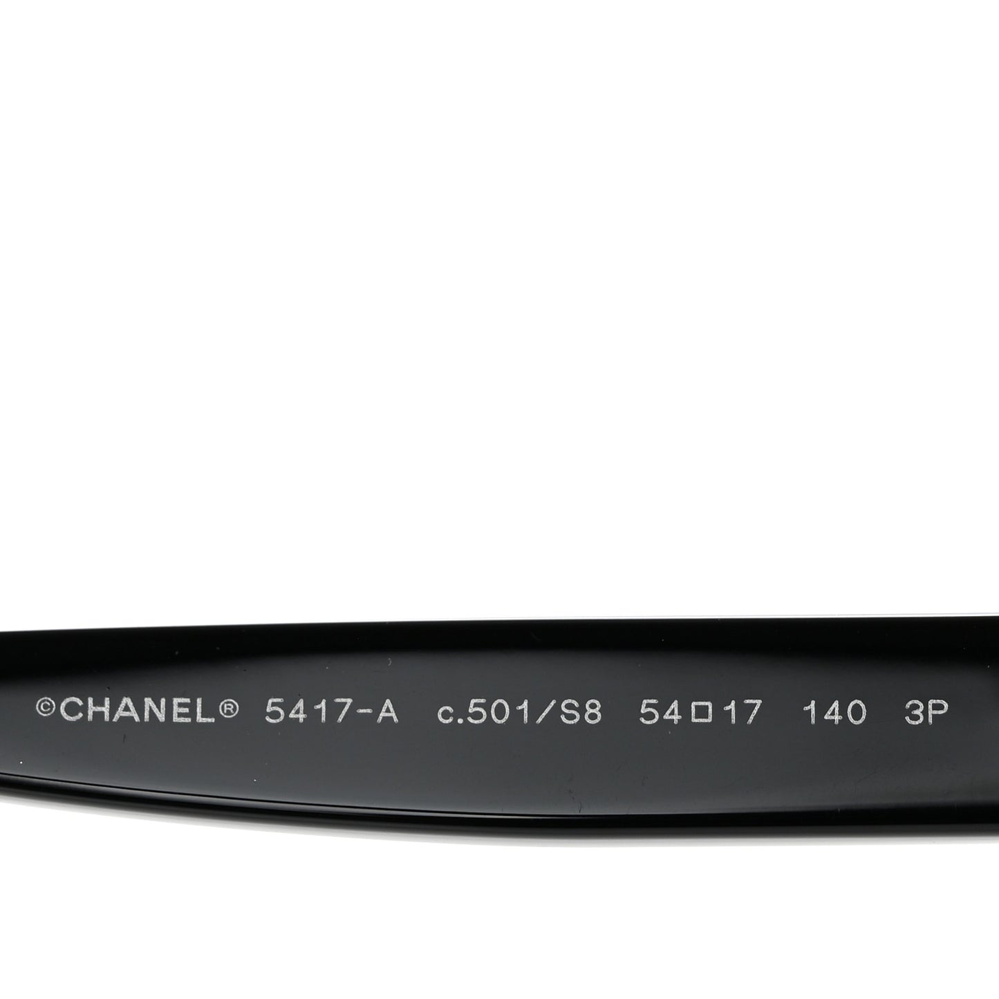 Acetate Polarized Square Sunglasses 5417-A Black