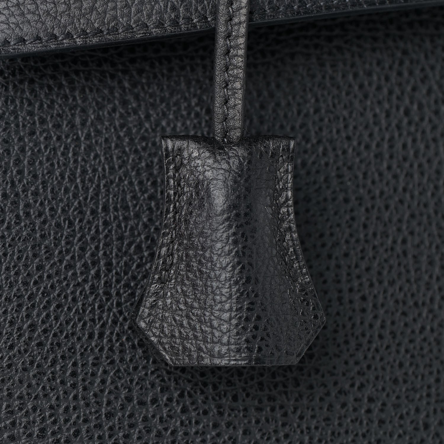 Hermes Vache Liegee Kelly Sellier 32 Black 30 of 34