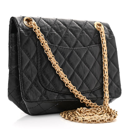 Chanel Aged Calfskin Quilted 2.55 Reissue Mini Flap Black 2 of 10