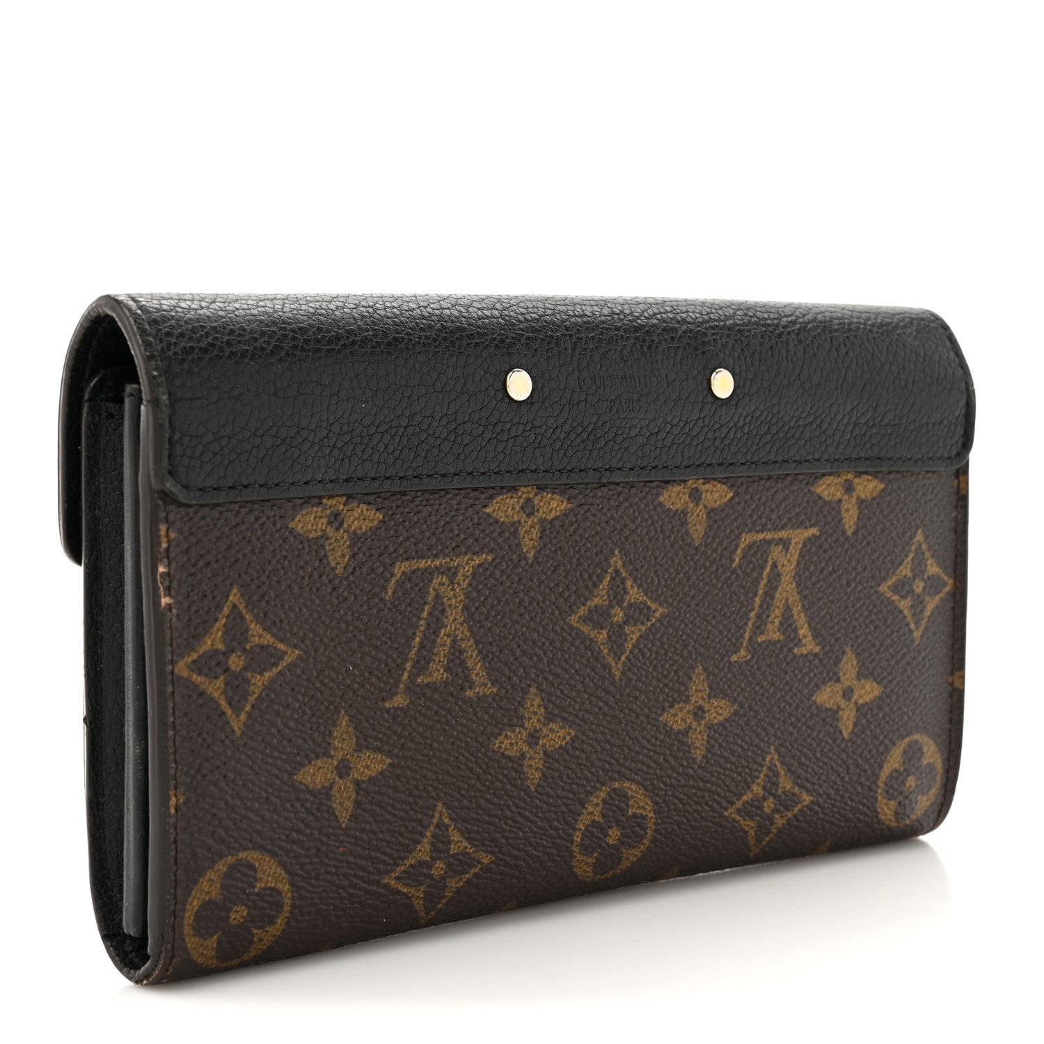 Louis Vuitton Monogram Pallas Wallet Black 3 of 17