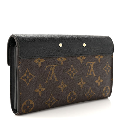Louis Vuitton Monogram Pallas Wallet Black 3 of 17