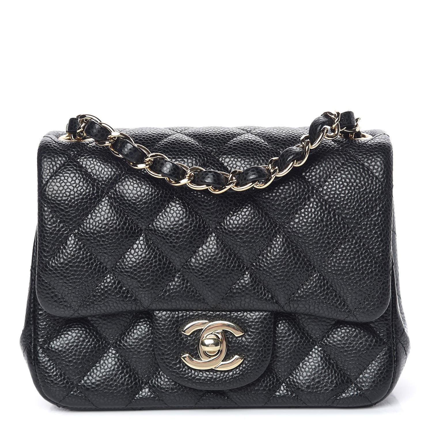 Chanel Caviar Quilted Mini Square Flap Black 1 of 10