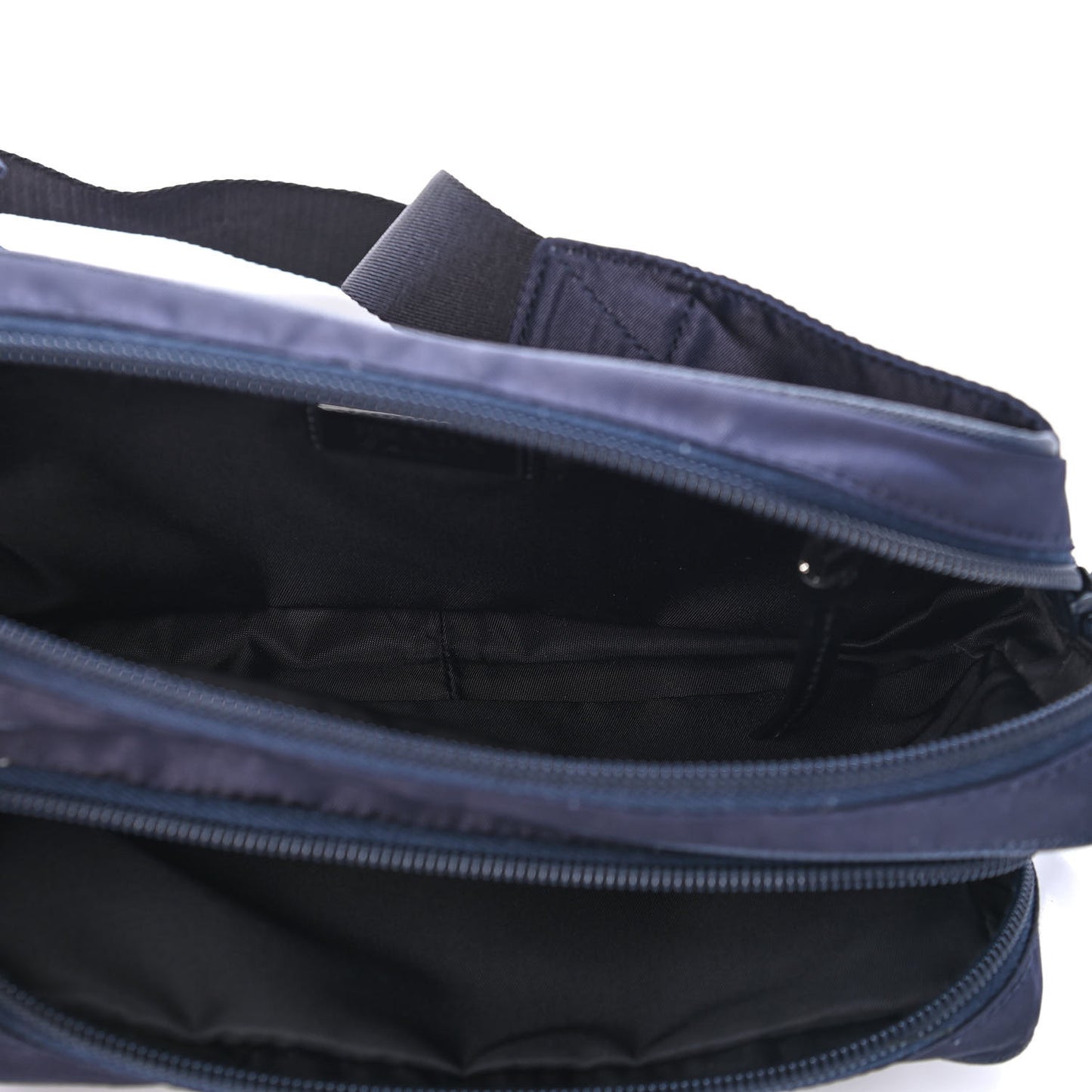 Tessuto Nylon Saffiano Belt Bag Baltico