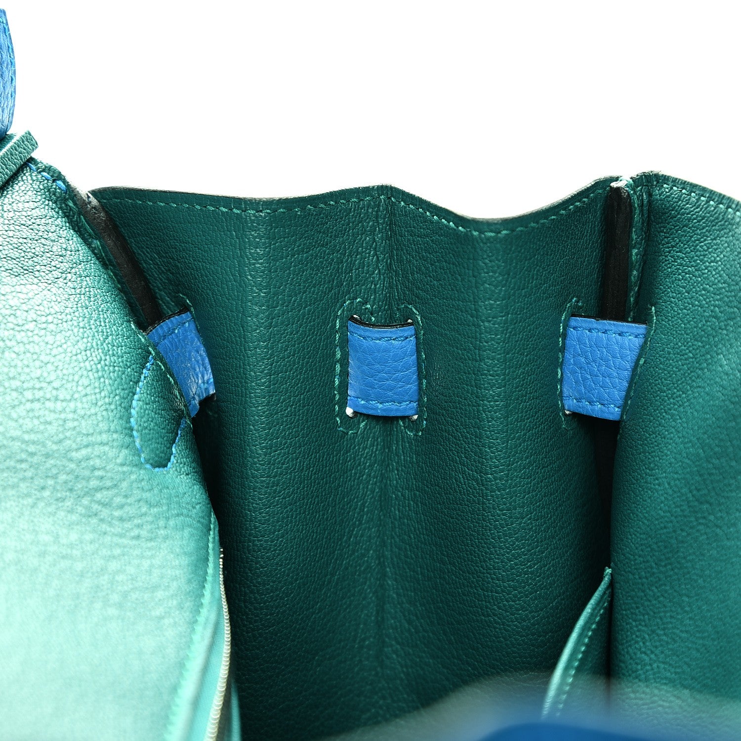 Hermes Togo Birkin 30 Bleu Zanzibar Malachite 17 of 28