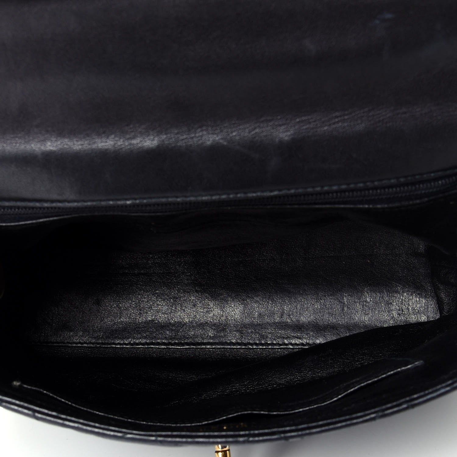 Chanel Lambskin Quilted Medium Braided Single Flap Black 5 of 9