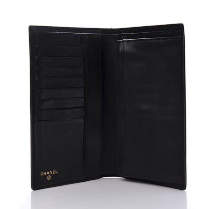 Chanel Caviar Timeless CC Yen Wallet Black 5 of 9