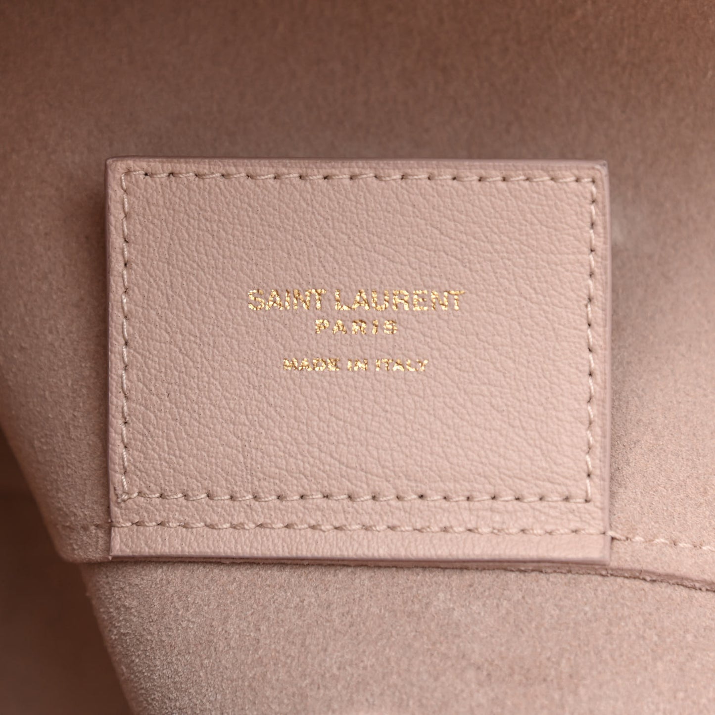 Calfskin Large Shopping Tote Pale Blush