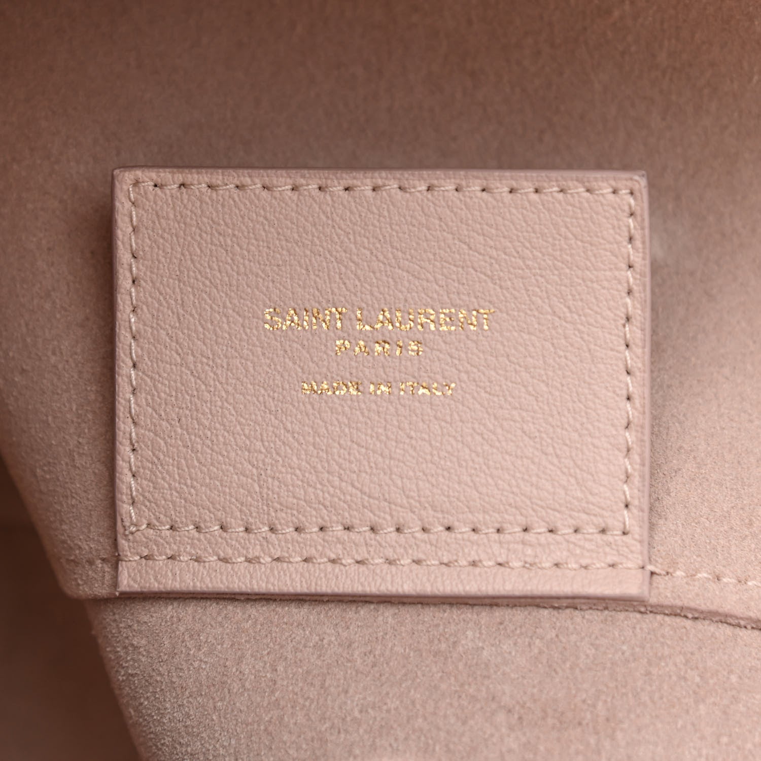 Saint Laurent Calfskin Large Shopping Tote Pale Blush 8 of 16
