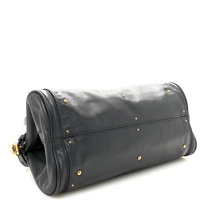 Chloe Grained Buffalo Paddington Black Navy 4 of 9