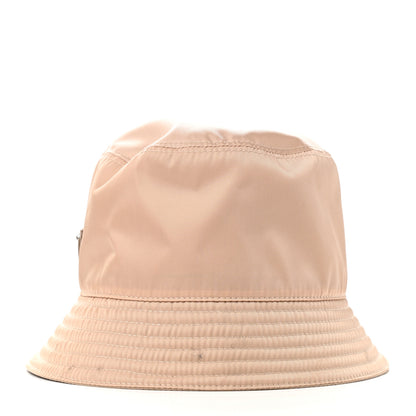 Prada Re-Nylon Metal Triangle Logo Womens Bucket Hat L Cammeo 3 of 11