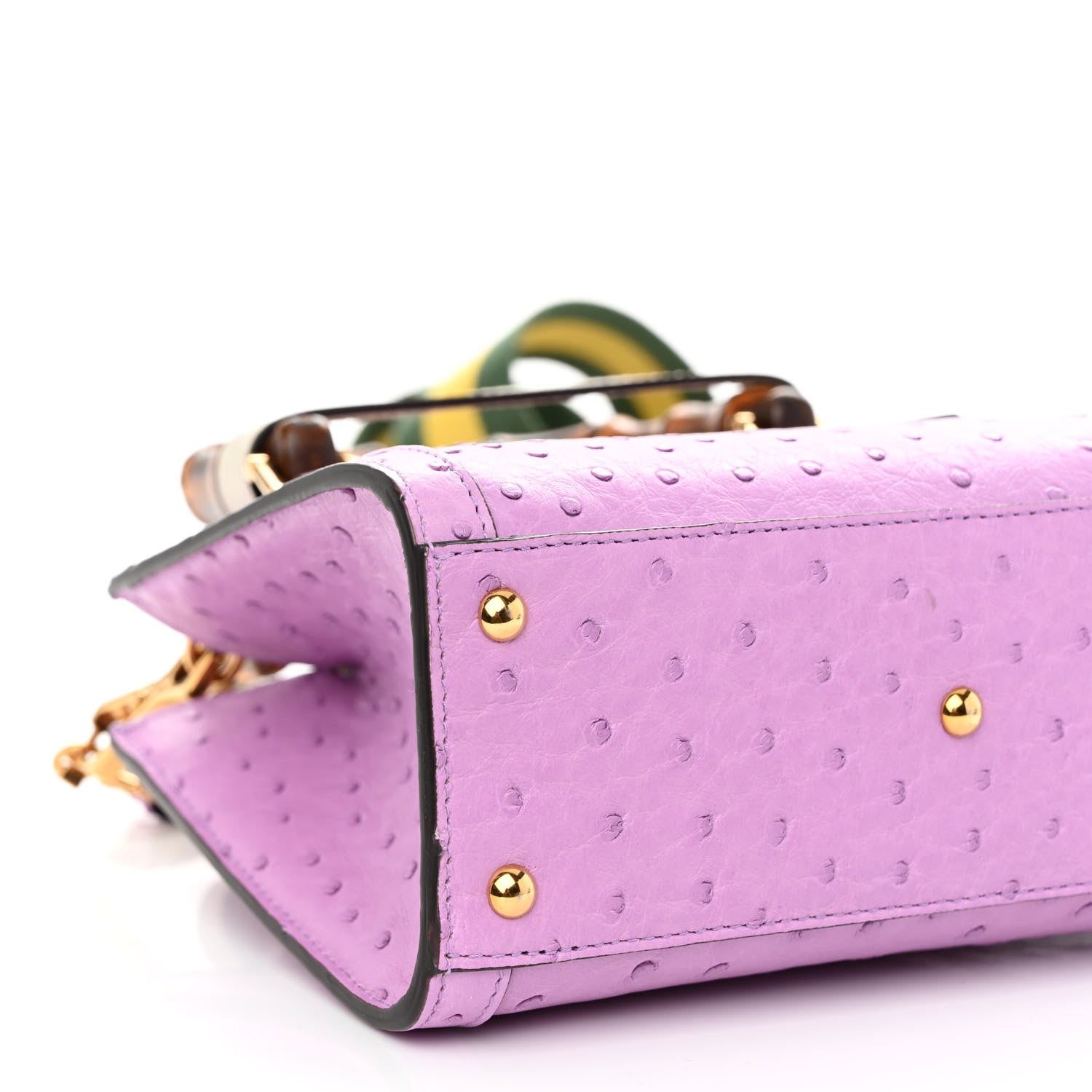 Gucci Ostrich Web Mini Diana Tote Bag Purple 1365764 – FASHIONPHILE