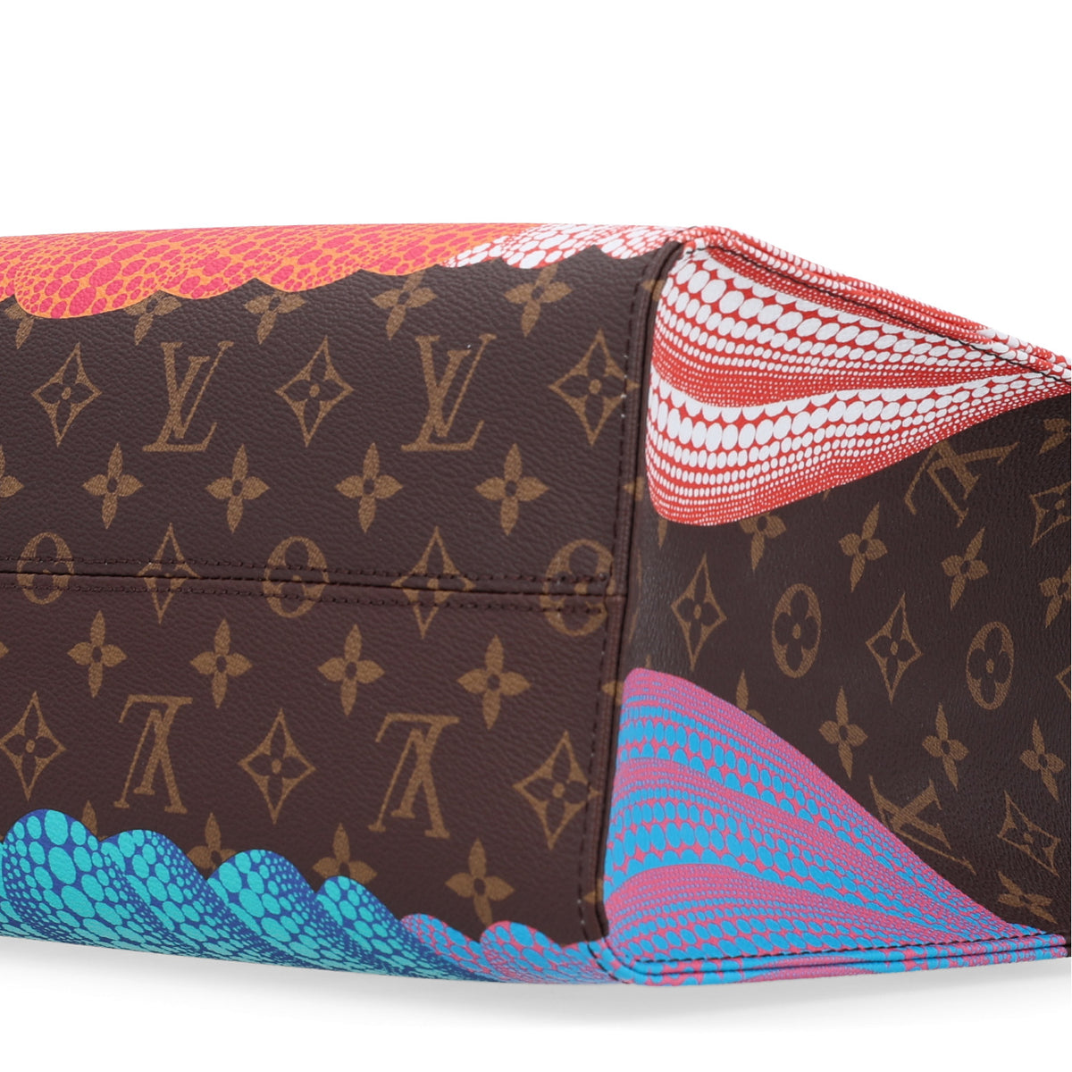 LV X YK Monogram Pumpkin Onthego MM Multicolor
