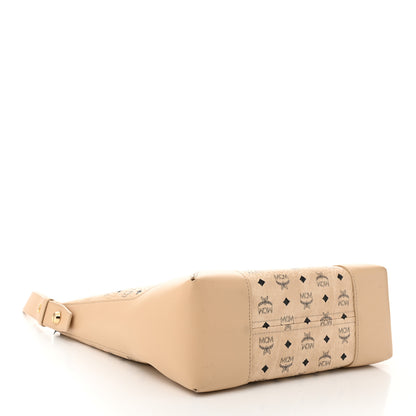 MCM Visetos Medium Klara Hobo Beige 4 of 10