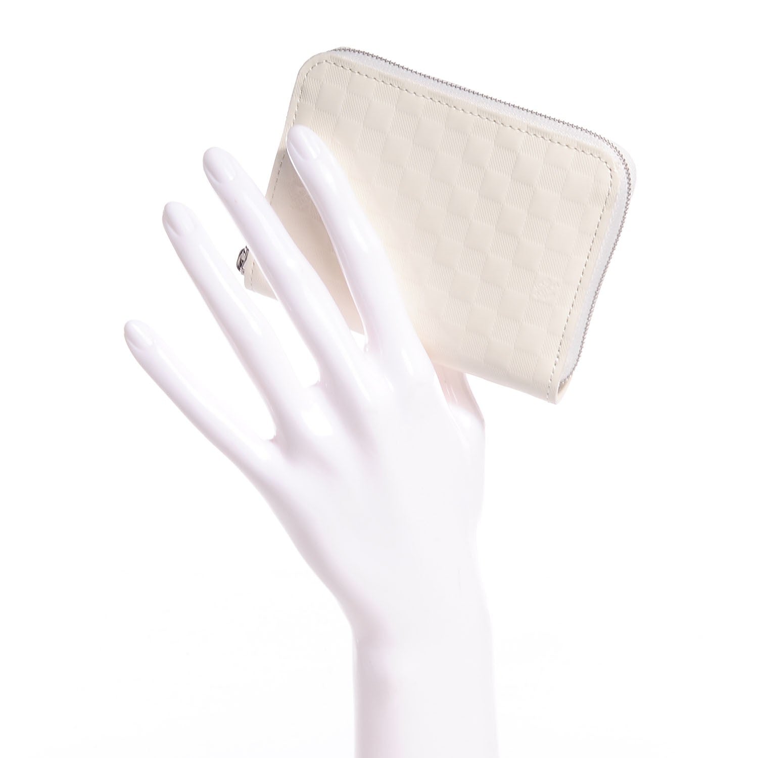 Louis Vuitton Damier Facette Zippy Coin Purse Creme 2 of 7