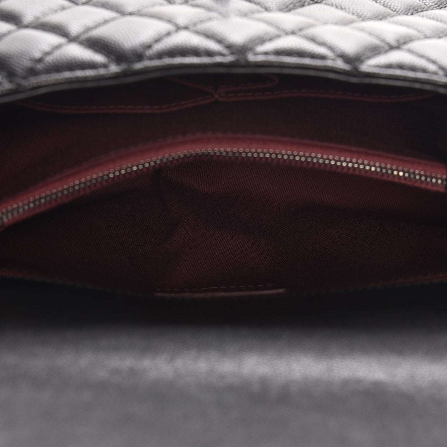 Caviar Quilted Small Coco Handle Flap Black