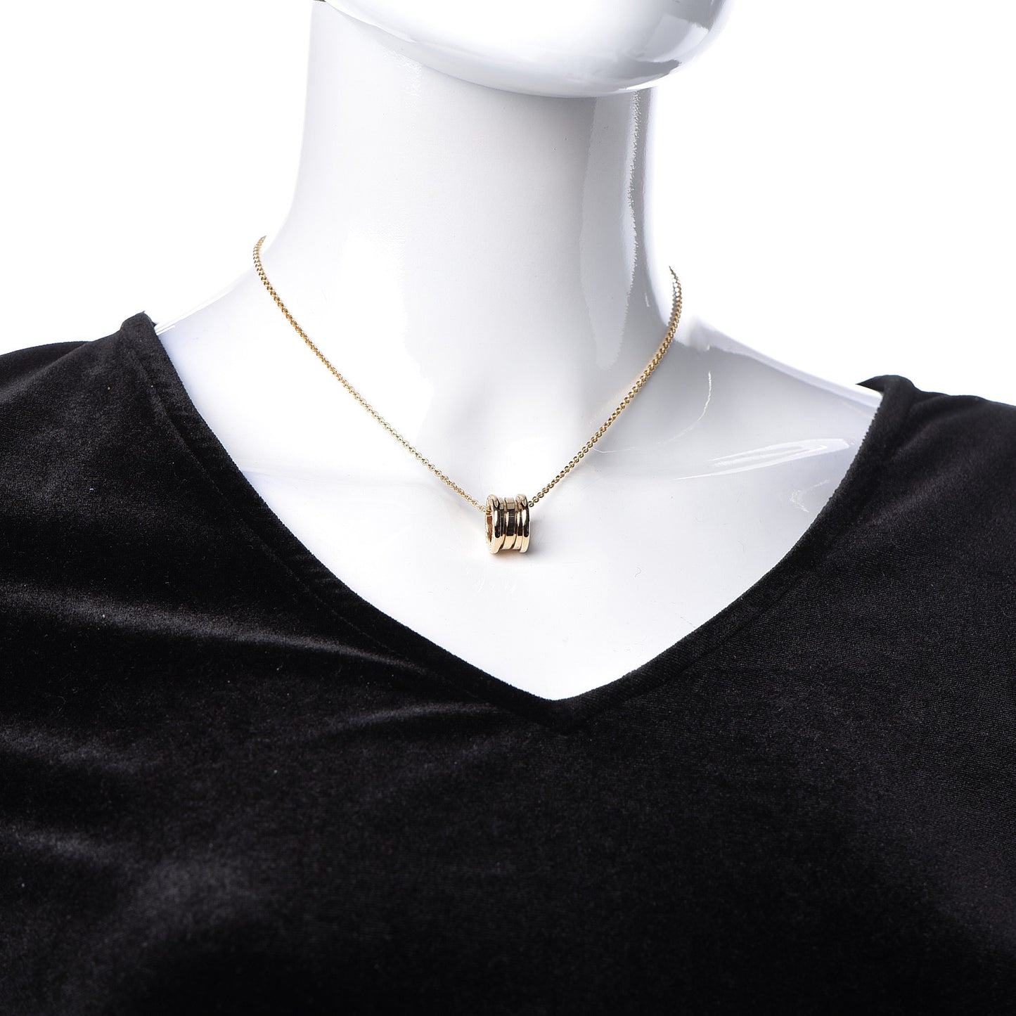 18K Yellow Gold B.Zero1 Pendant Necklace