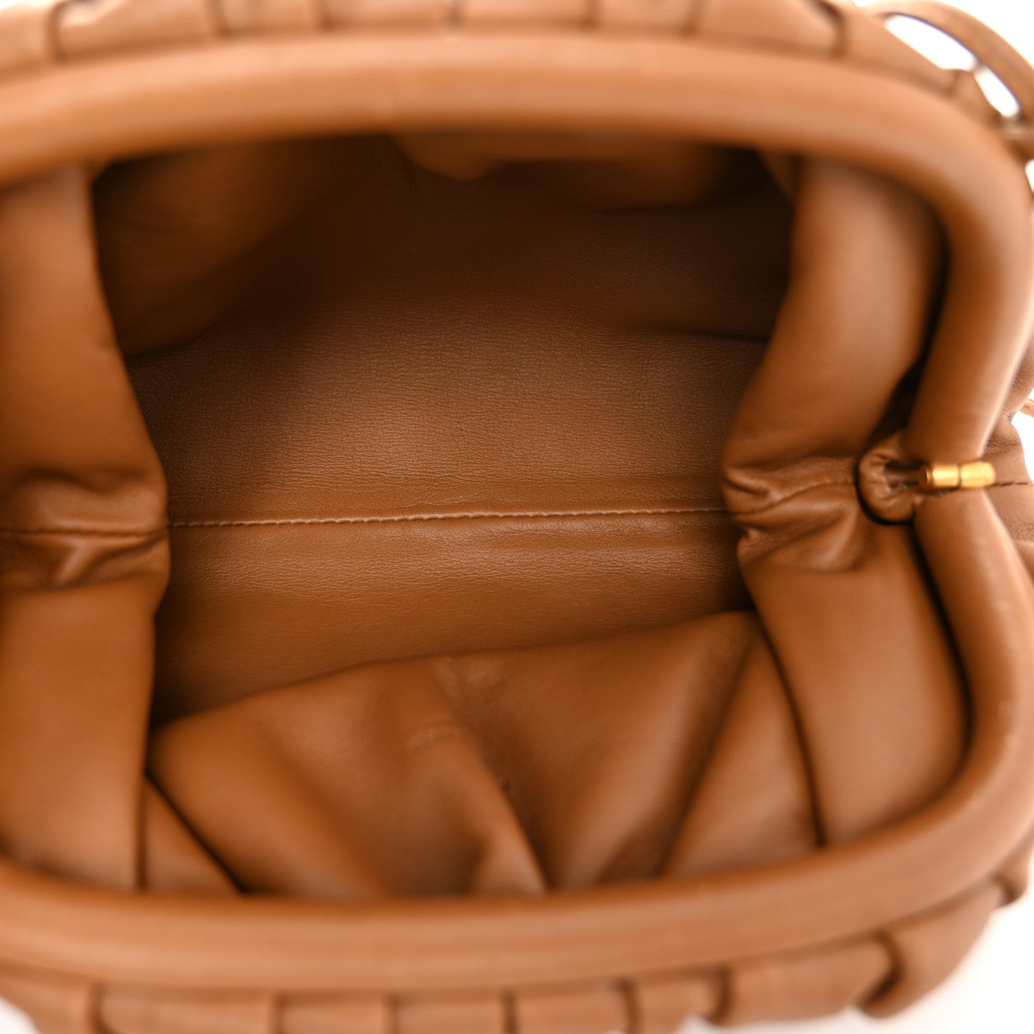 Bottega Veneta Butter Calfskin The Mini Pouch Cammello 5 of 10