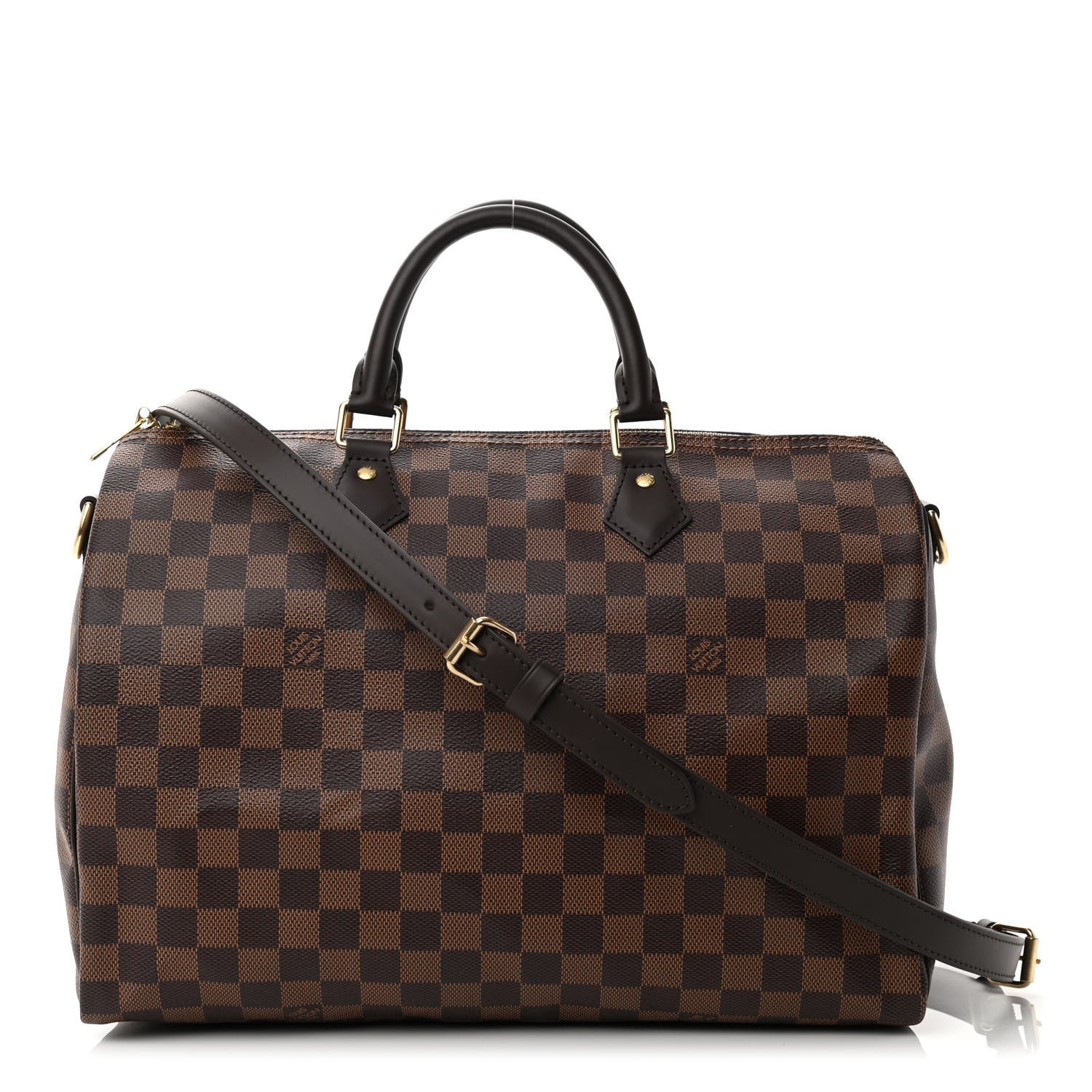 Louis Vuitton Damier Ebene Speedy Bandouliere 35 1 of 10
