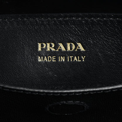 Prada Saffiano Cuir Large Double Bag Nero Black 9 of 10