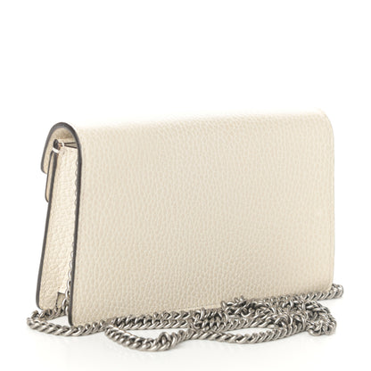 Gucci Dollar Calfskin Crystal Super Mini Dionysus Shoulder Bag Mystic White Black Diamond 3 of 8