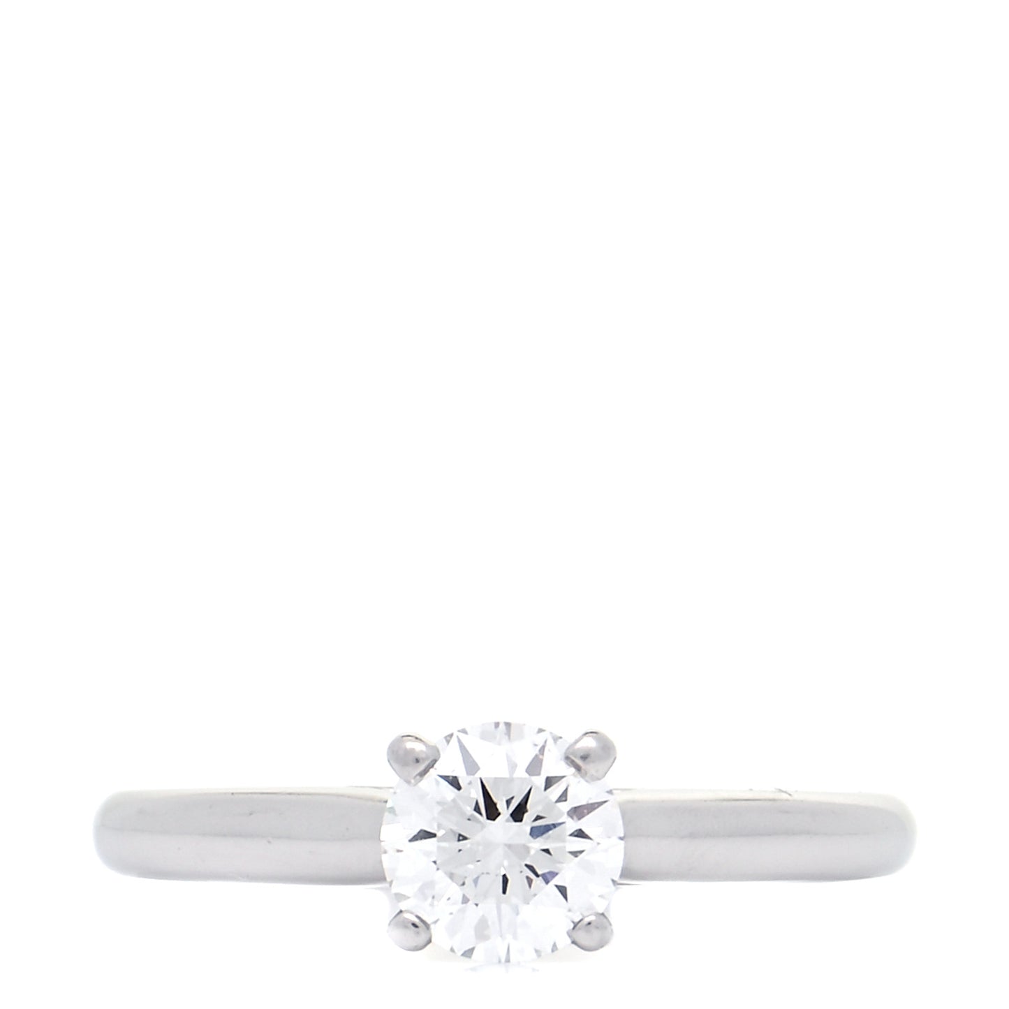 Platinum Diamond .71ct Solitaire 1895 Engagement Ring 52 6