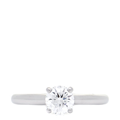 Cartier Platinum Diamond .71ct Solitaire 1895 Engagement Ring 52 6 1 of 10