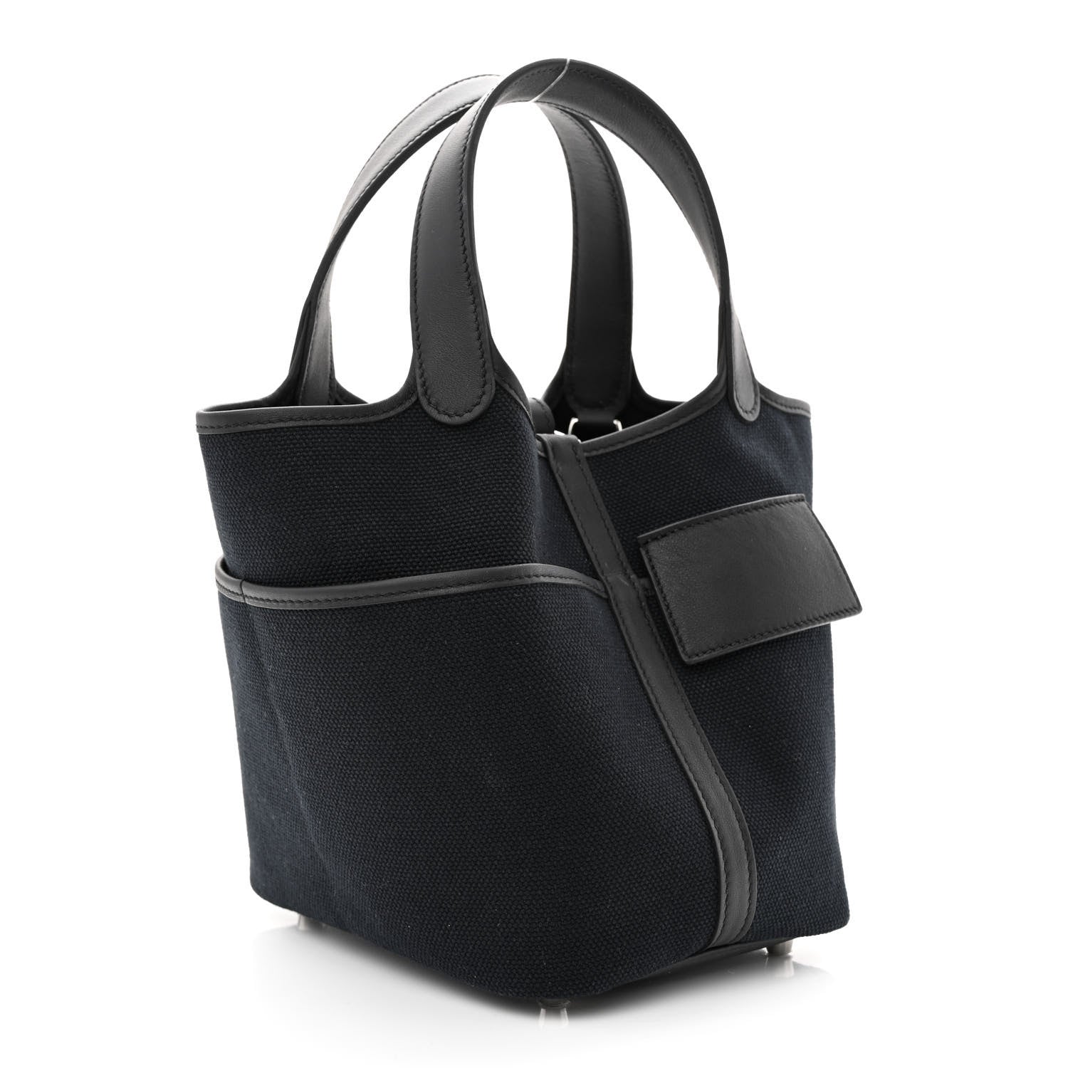 Hermes Toile Goeland Swift Cargo Picotin Lock 18 Black 3 of 11