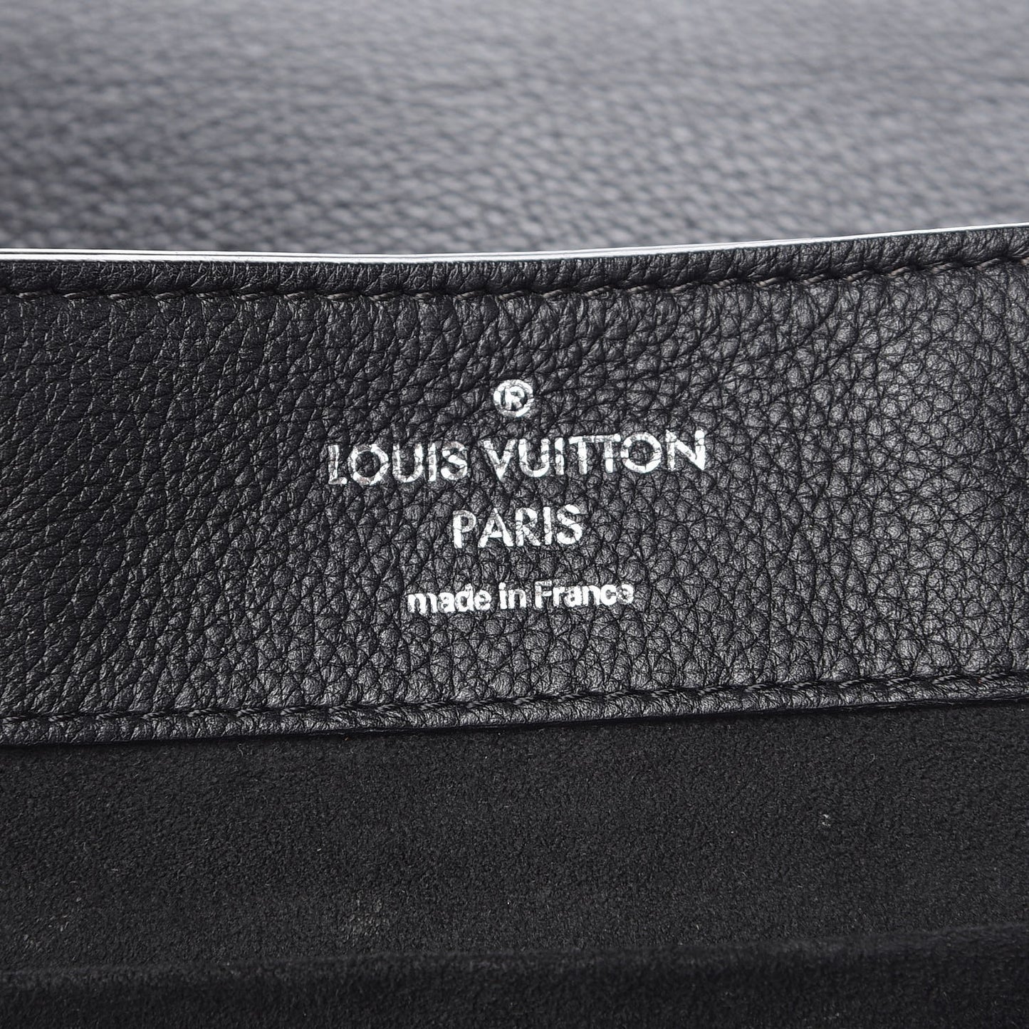 Calfskin Lockme Backpack Black