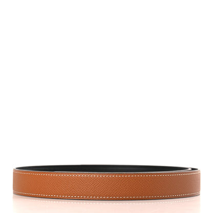 Hermes Epsom Swift 24mm Belt Strap 80 32 Gold Black 2 of 6