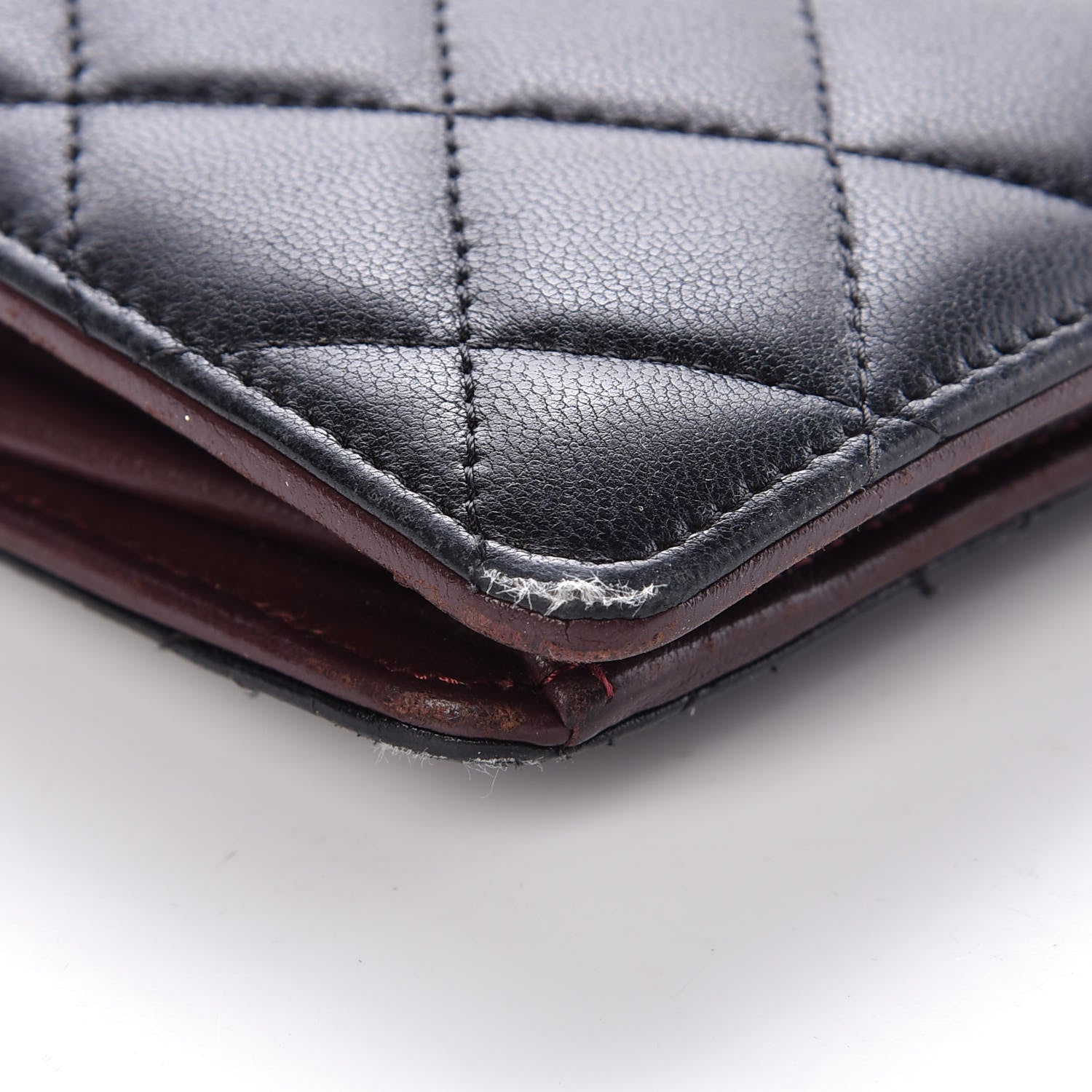 Chanel Lambskin Quilted Yen Wallet Black 17 of 19