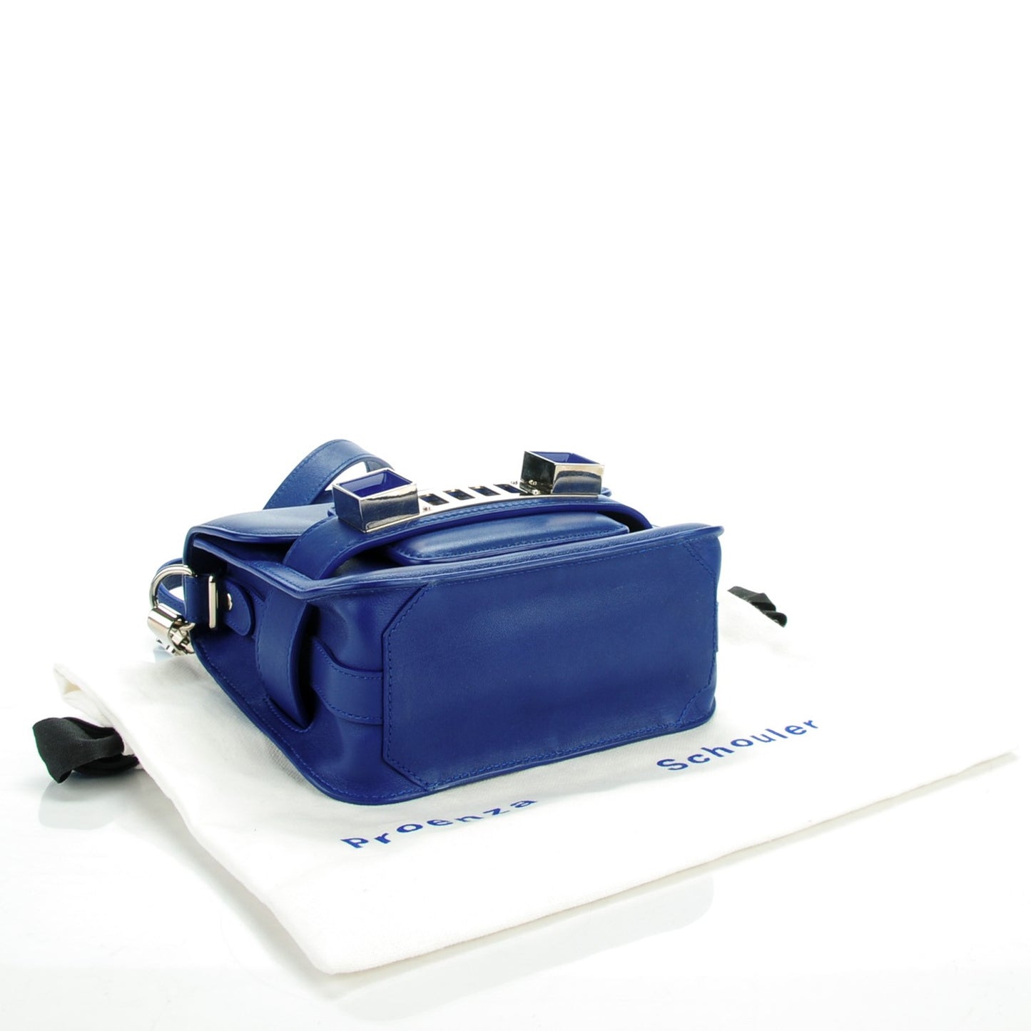 Calfskin Tiny PS11 Shoulder Bag Royal Blue