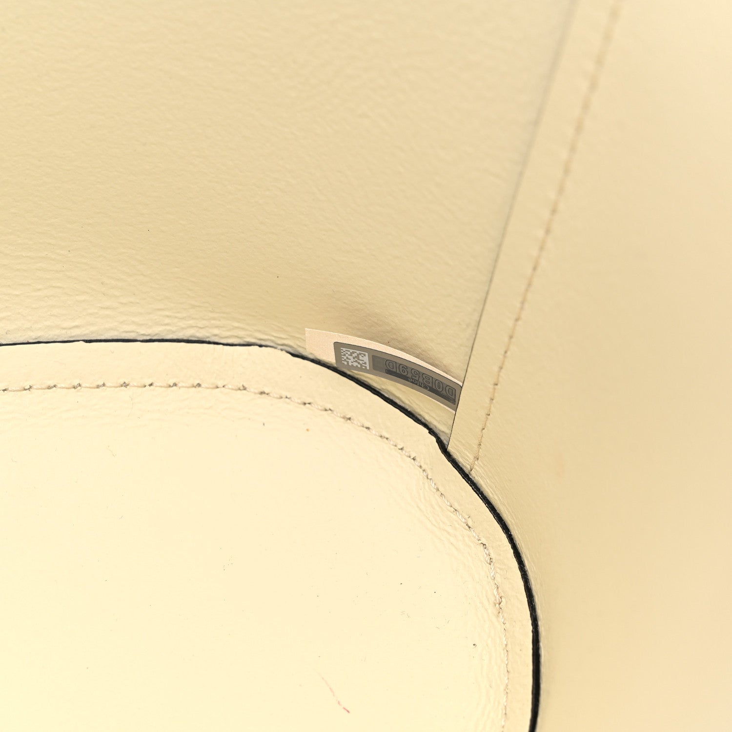 Chloe Calfskin Small Aby Lock and Key Tote Bag Natural White 9 of 10