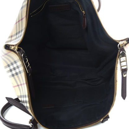 Burberry Haymarket Check Medium Salisbury Tote Chocolate 5 of 20