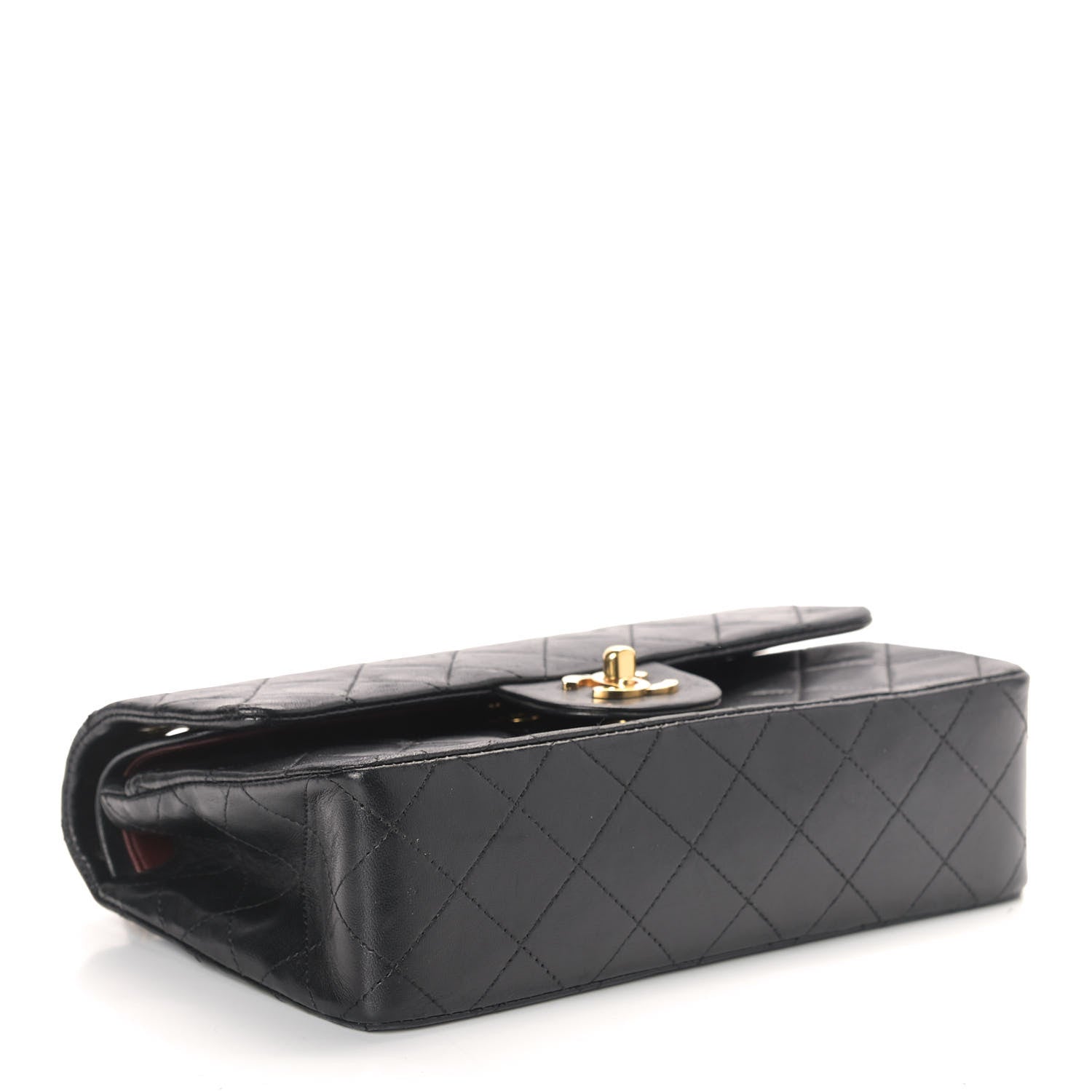 Chanel Lambskin Quilted Small Double Flap Black 4 of 9