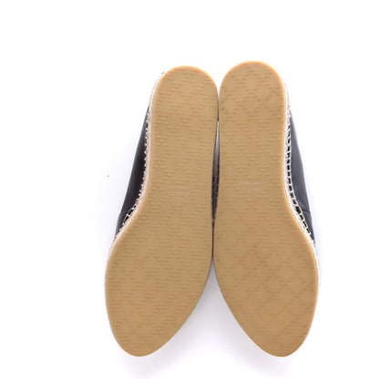 Gucci Nappa Ophelia Espadrilles 38.5 Black 5 of 10