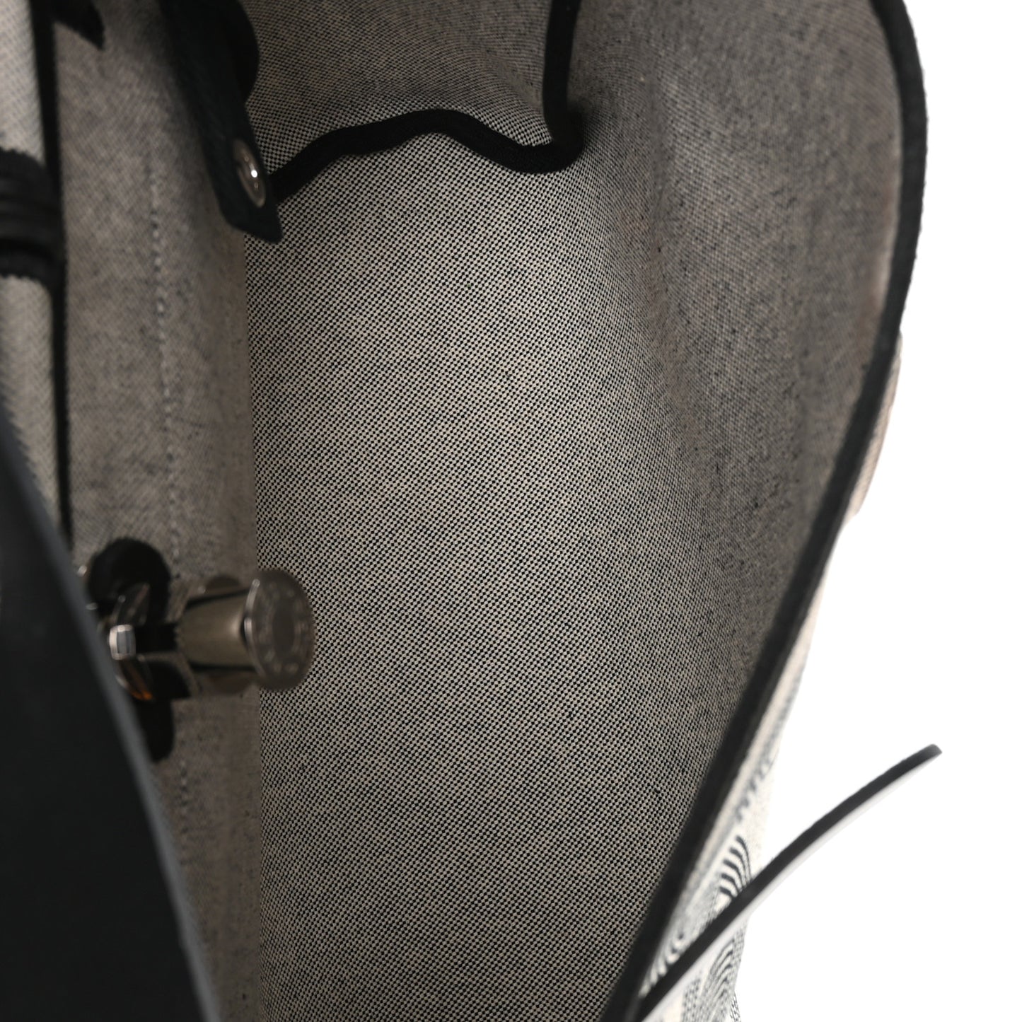 Vache Hunter Toile Chaine D'Ancre Herbag Zip Retourne 31   PM Ecru Black