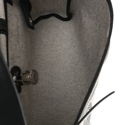 Hermes Vache Hunter Toile Chaine D'Ancre Herbag Zip Retourne 31   PM Ecru Black 5 of 10