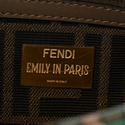 Fendi Fabric Tapestry Effect Fendi Dots Baguette Matcha Dove Multicolor 6 of 10