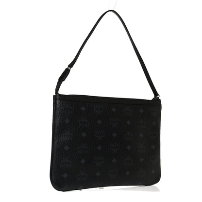 MCM Visetos Medium Crossbody Pouch Black 3 of 8