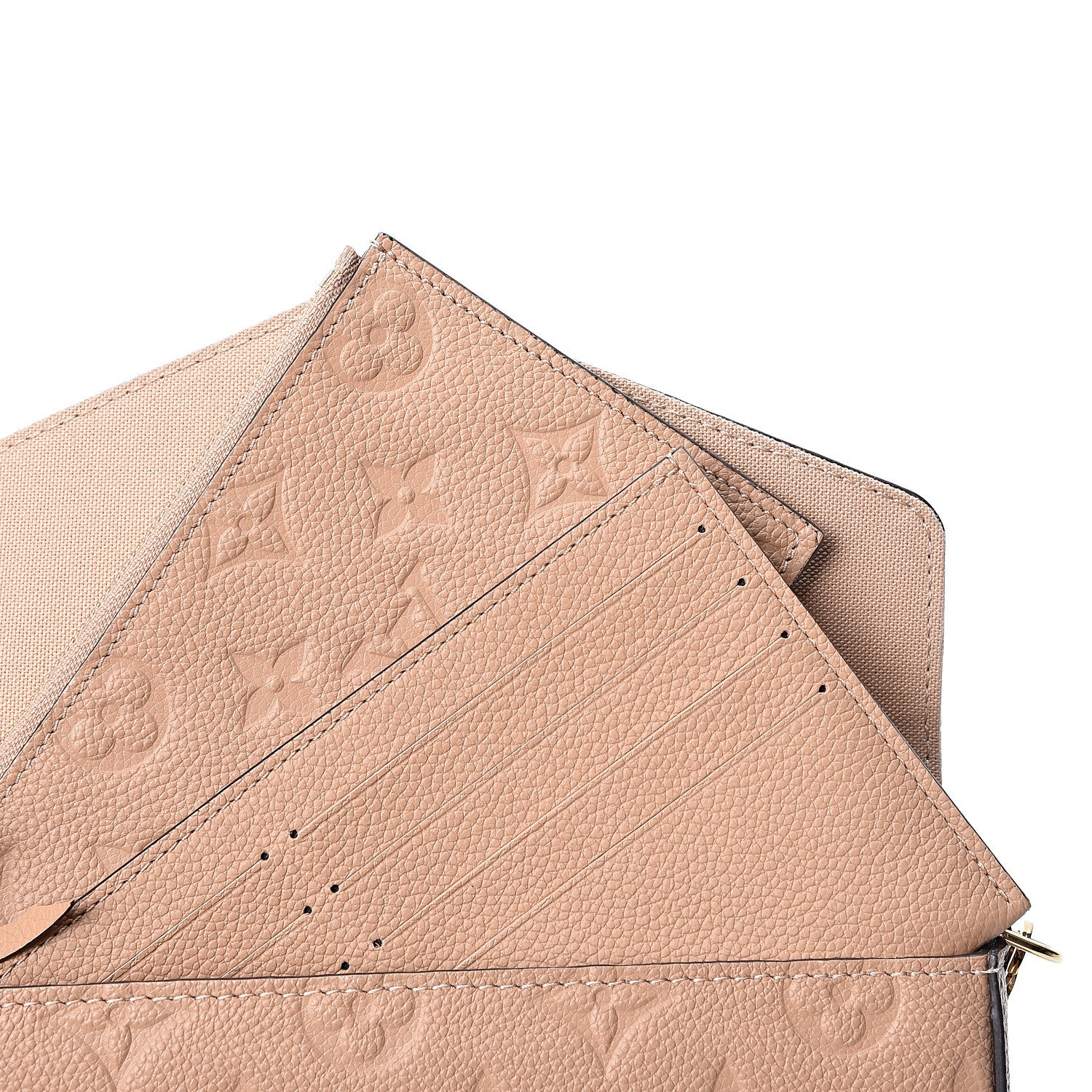Louis Vuitton Empreinte Pochette Felicie Chain Wallet Papyrus 10 of 11