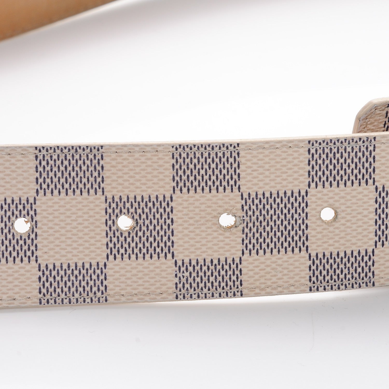 Louis Vuitton Damier Azur LV Initiales Belt 80 32 11 of 11